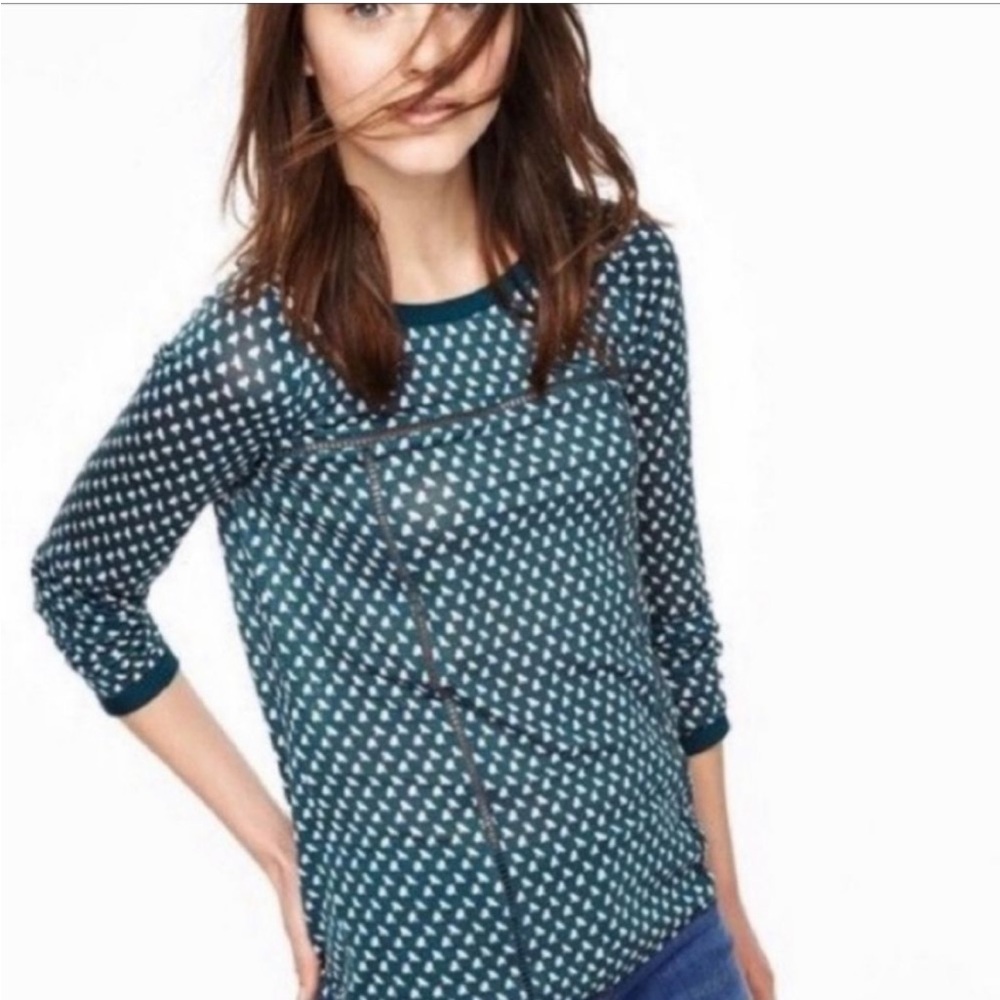 Boden Fan Print Top